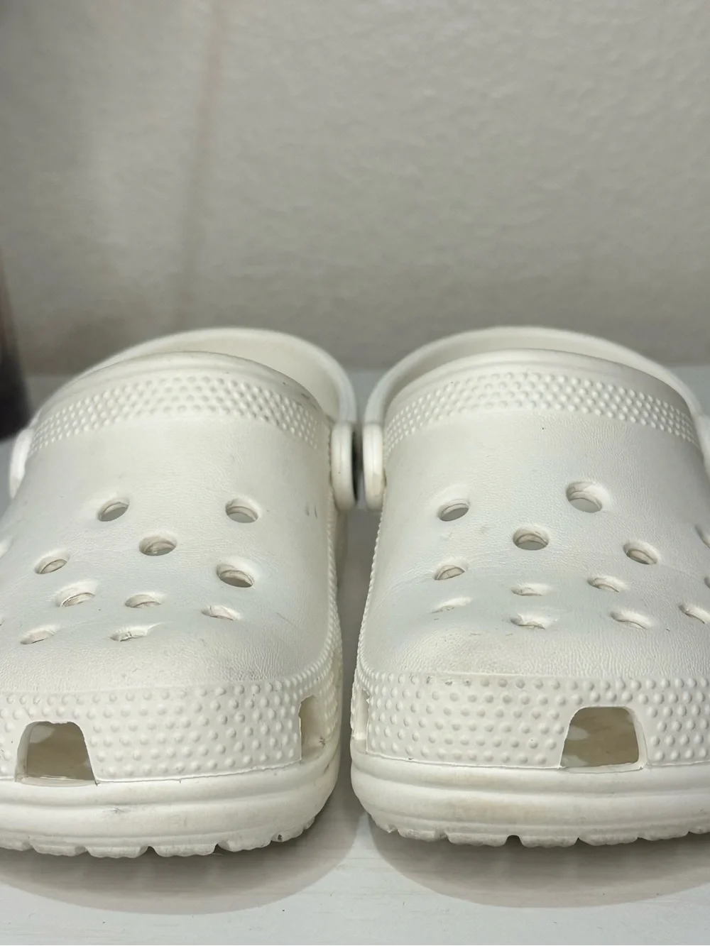 CROCS Kids White Classic Clogs